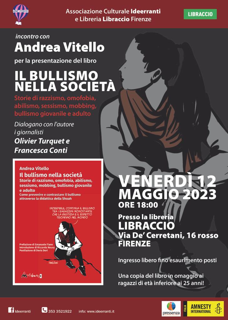 Presentazione del libro di Andrea Vitello - Il bullismo nella