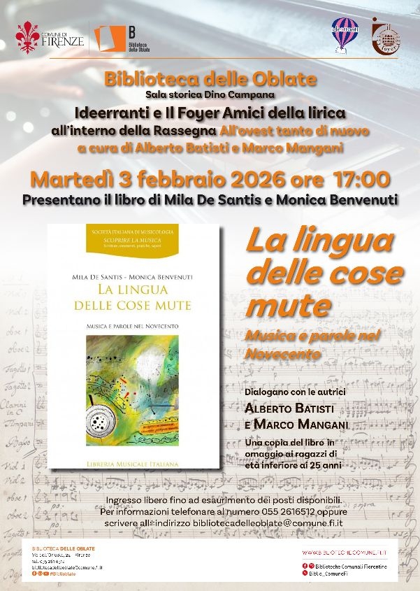 Oblate 3 Febbraio ore 17